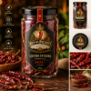 Bote de Cayena en Rama de Rey del Picante, 170 g, con etiqueta de marca