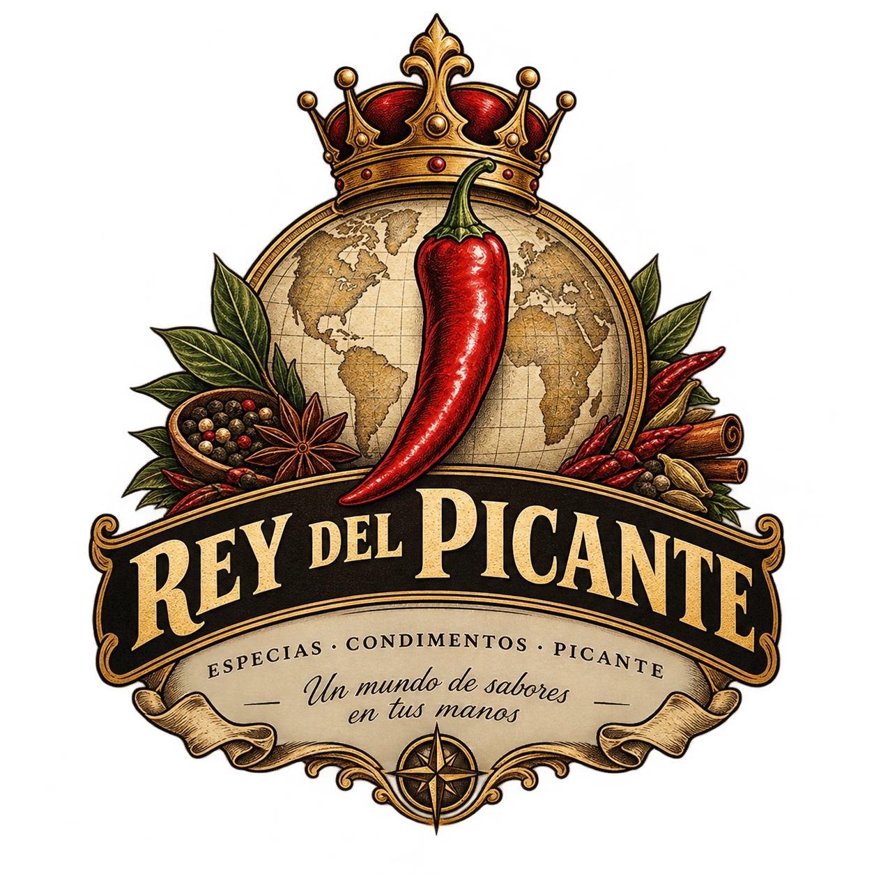 Logo oficial de Rey del Picante